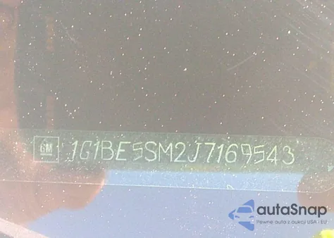 2018 Chevrolet Cruze Lt Auto z USA, uszkodzony, nr VIN 1G1BE5SM2J7169543